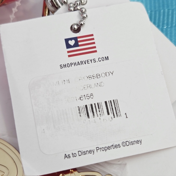 NWT HARVEYS SEATBELT ALICE IN WONDERLAND CROSSBODY BAG - Picture 4 of 6